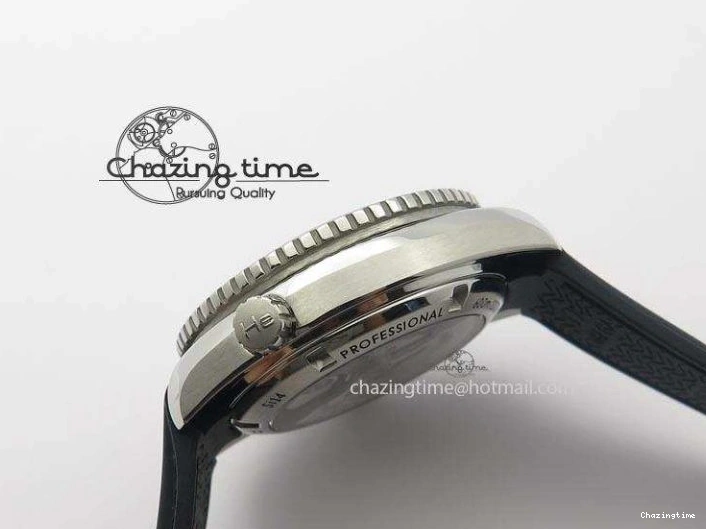 1218 Colorful Planet Ocean SS Bp Maker 45mm Black Bezel On Black Rubber Strap A 8219